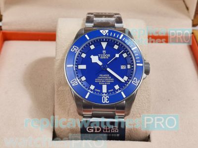 Discount Price Replica Tudor Pelagos Blue Face Stainless Steel Men's Watch